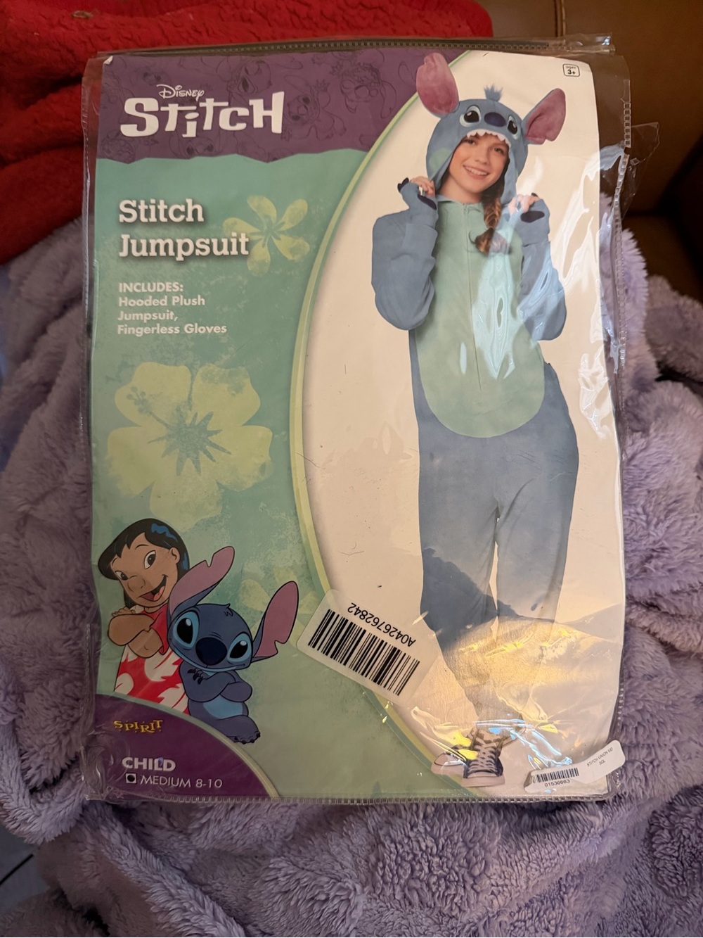 Disney Stitch Jumpsuit in Light Blue and Aqua